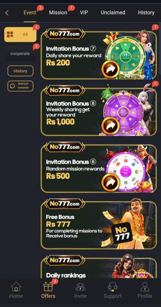 NO777 Game