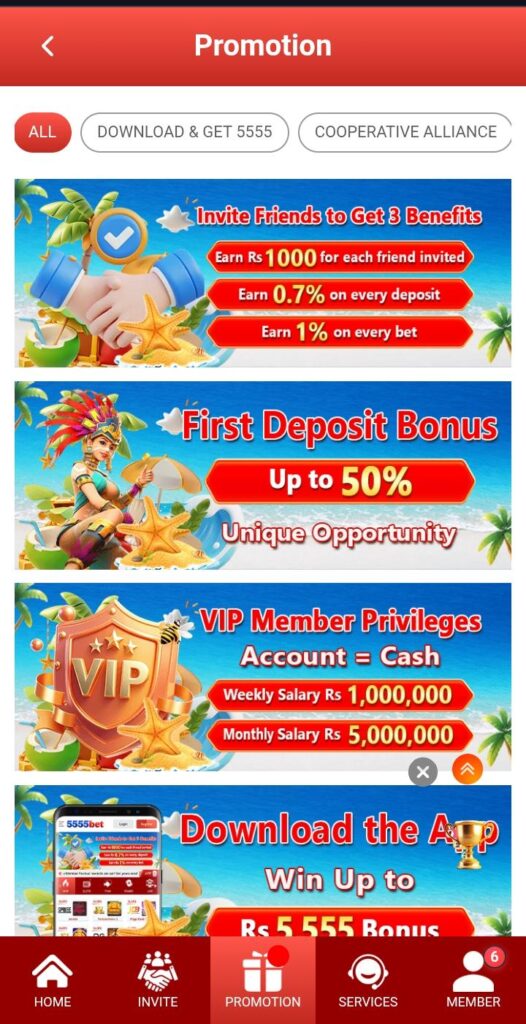 5555BET Game